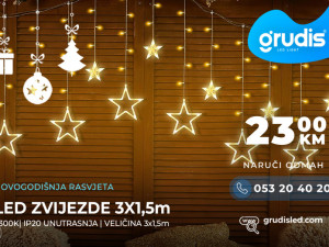 LED zvjezda zvijezde 3m - novogodisnja rasvjeta