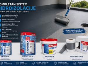 HIDROIZOLACIJA -  KOMPLETAN SISTEM ZA ZAŠTITU OD VODE I VLAGE