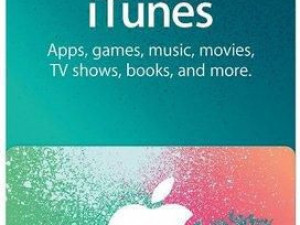 Itunes Gift Card, kartica, kartice US