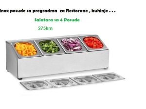 Salatara Inox posude sa 4 , 5 i 6 Posuda GN 1_6