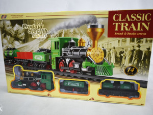 Voz/vlak sa vagonima i sinama za djecu na baterije