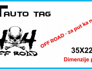 Stikeri i auto naljepnice/naljepnica OFF ROAD 4x4