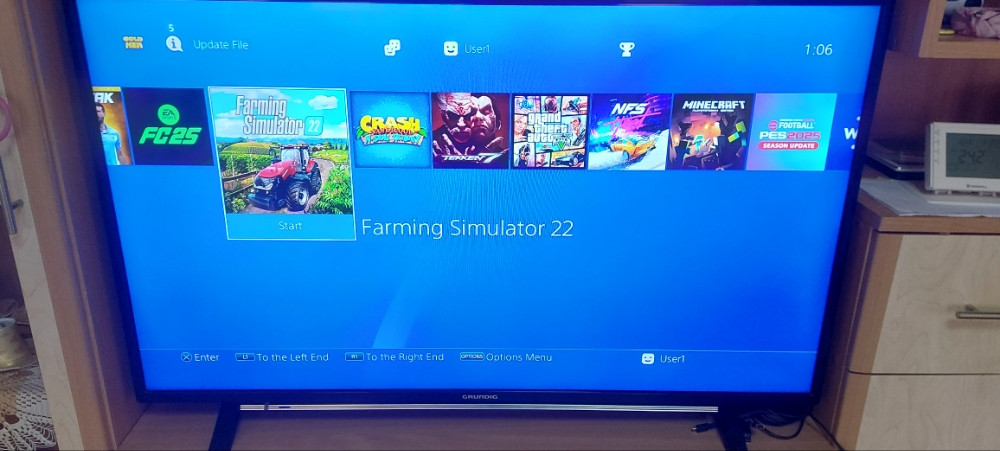 Ps4 500gb cipovan 30 igara Fifa 25 Pes 25 Gta v