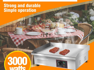 Profesionalni Rostilj plata, nov  Elektro 3000Watt