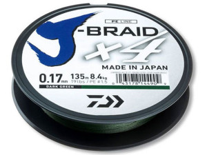 Daiwa J-BRAID X4 0.10mm 135m DARK GREEN 12741-010