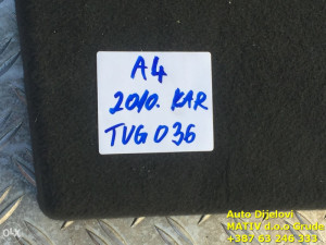 Tepih podnica gepeka Audi A4 2010. karavan