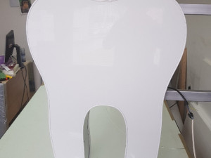 SVIJETLEĆA LED REKLAMA za zubarske ordinacije, ZUBAR