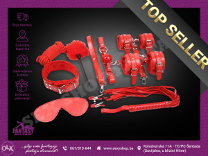 BDSM Sado Mazo Set 10 Red | SEX SHOP FANTASY