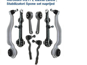 Mercedes W211 SET Lafete, Stabilizatori, Spone