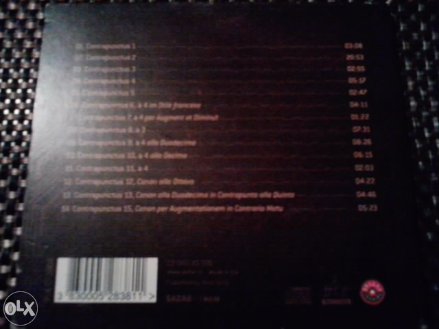 Laibach Laibachkunstderfuge BWV 1080 cd