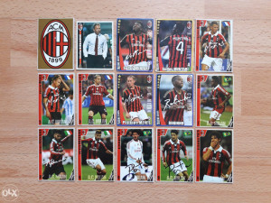 TRADING CARDS-JUVENTUS-MILAN-INTER-80 KOM.