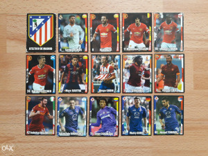 TRADING CARDS- 58 KOM.-FUDBALERI