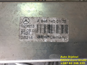 Hladnjak ispušnih plinova Mercedes C220 CDI 2004-2007