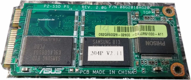 SSD 16GB ASUS Eee PC 900 1PS SAMSUNG MLC