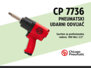 Pneumatski udarni odvijač 1/2"- 900Nm
