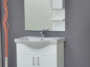 Ormarić sa umivaonikom i ogledalom "Line" 55