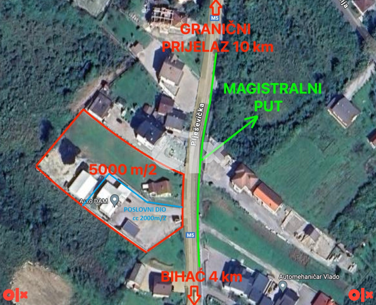 POSLOVNI PROSTOR BIHAĆ (SAMO POSLOVNI DIO cc 2000 m/2)