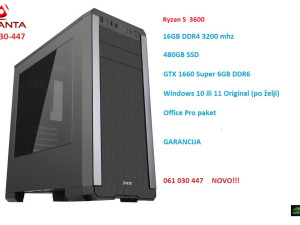 AMD Ryzen 5 5500 16GB 480GB gtx 1660 super gaming pc