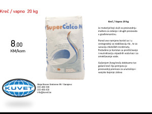 Kreč / vapno 20 kg