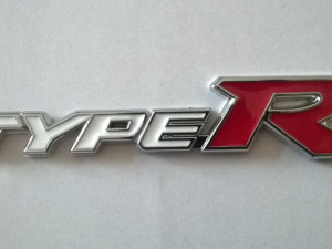 Natpis - TYPE R - metalni