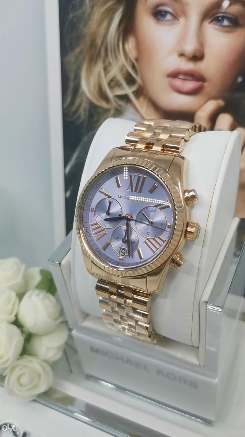 Michael Kors MK6207 - Lexington Purple Dial Rose - Ručni  display picture 1