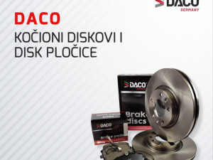 DISKOVI I PLOCICE VW GOLF 4 IV DACO GERMANY