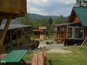 Mountain house and land