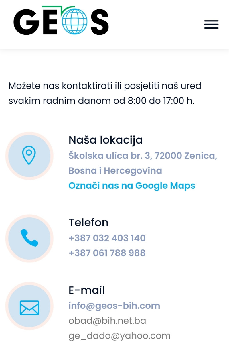 Geometar - Geodetske usluge - Federacija BiH - Geos d.o.o. Zenica
