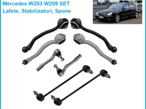 Mercedes W203 C Klassa W209 SET Lafete, Spone...