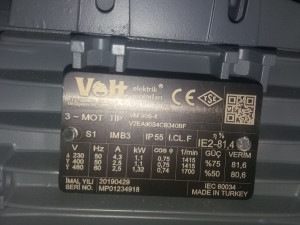 ELEKTRO MOTOR 1.1kW 1415obrt. NOVO!!!