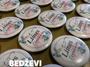 BEDŽEVI SA ŠTAMPOM (natpisom ili slikom) izrada
