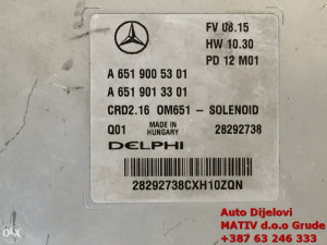 Kompjuter motora Mercedes 220 CDI 2009. A6519005301