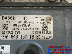 Kompjuter motora Mercedes A180 CDI A6401501691