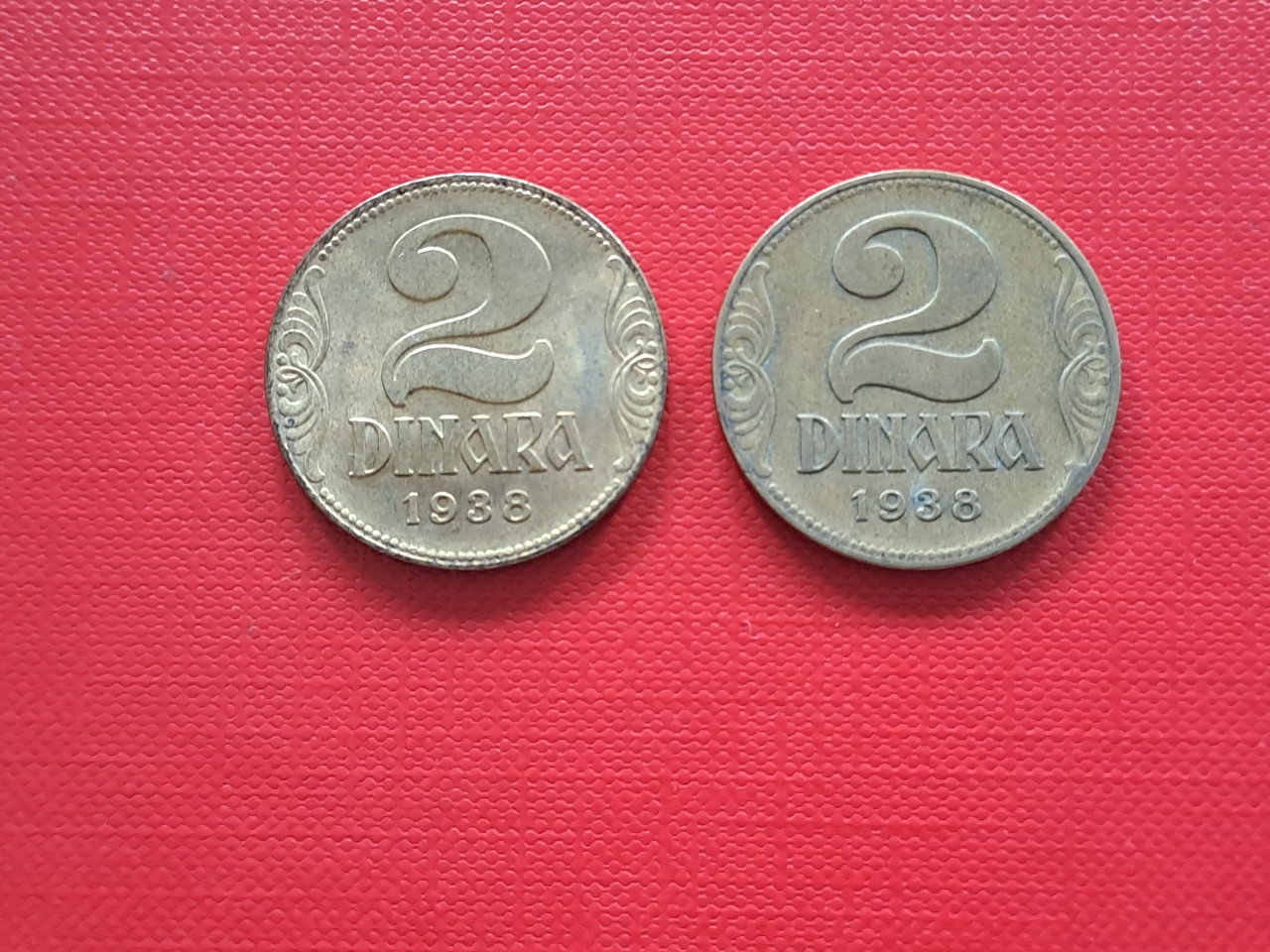 Lot kovanice 1938 Kraljevina Jugoslavija  svi tipovi