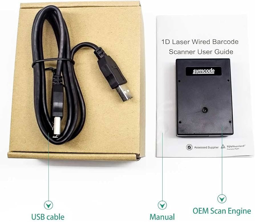 SYMCODE MJ 2090 1D CCD Barkod skener