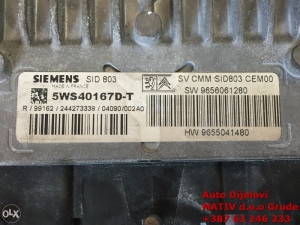 Kompjuter motora Peugeot 407 2,0 HDi 9656061280 SID803