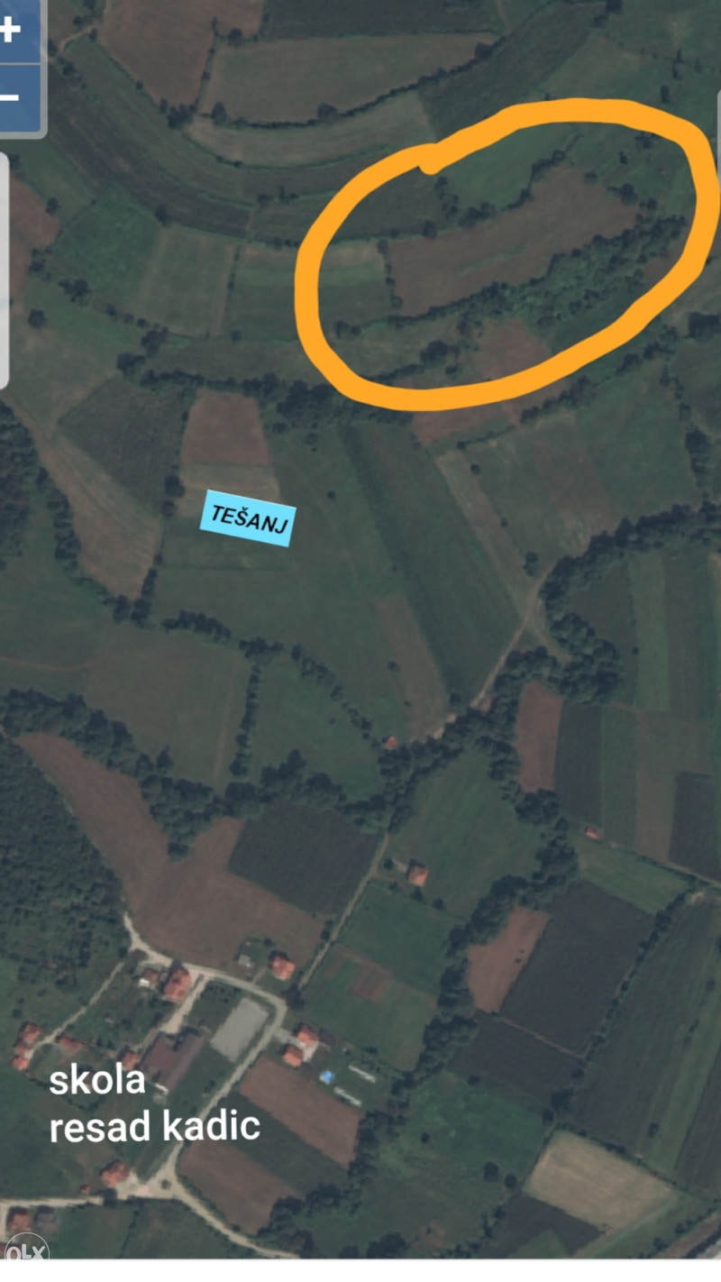 Zemlja zemljište tesanj 9 duluma planje opcina tesanj 2