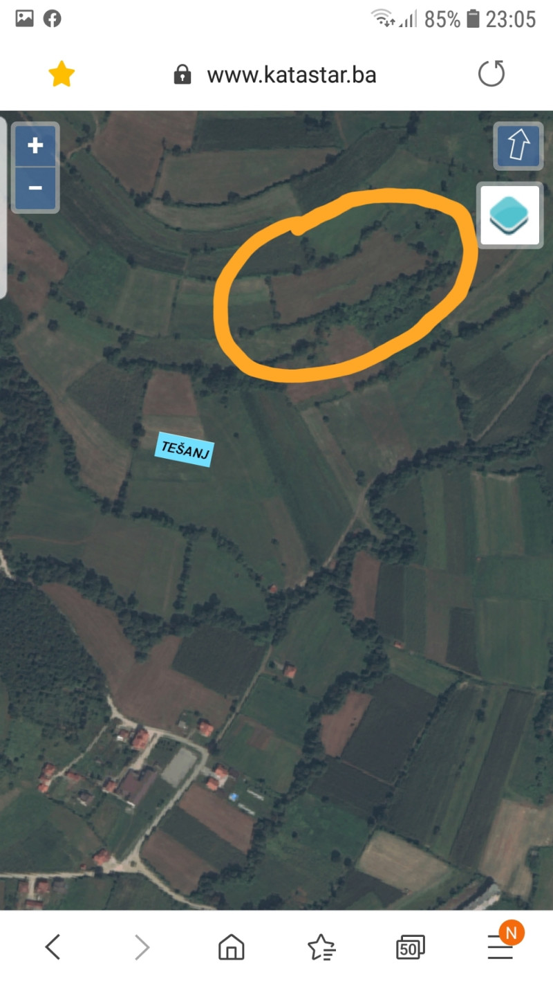 Zemlja zemljište tesanj 9 duluma planje opcina tesanj 5