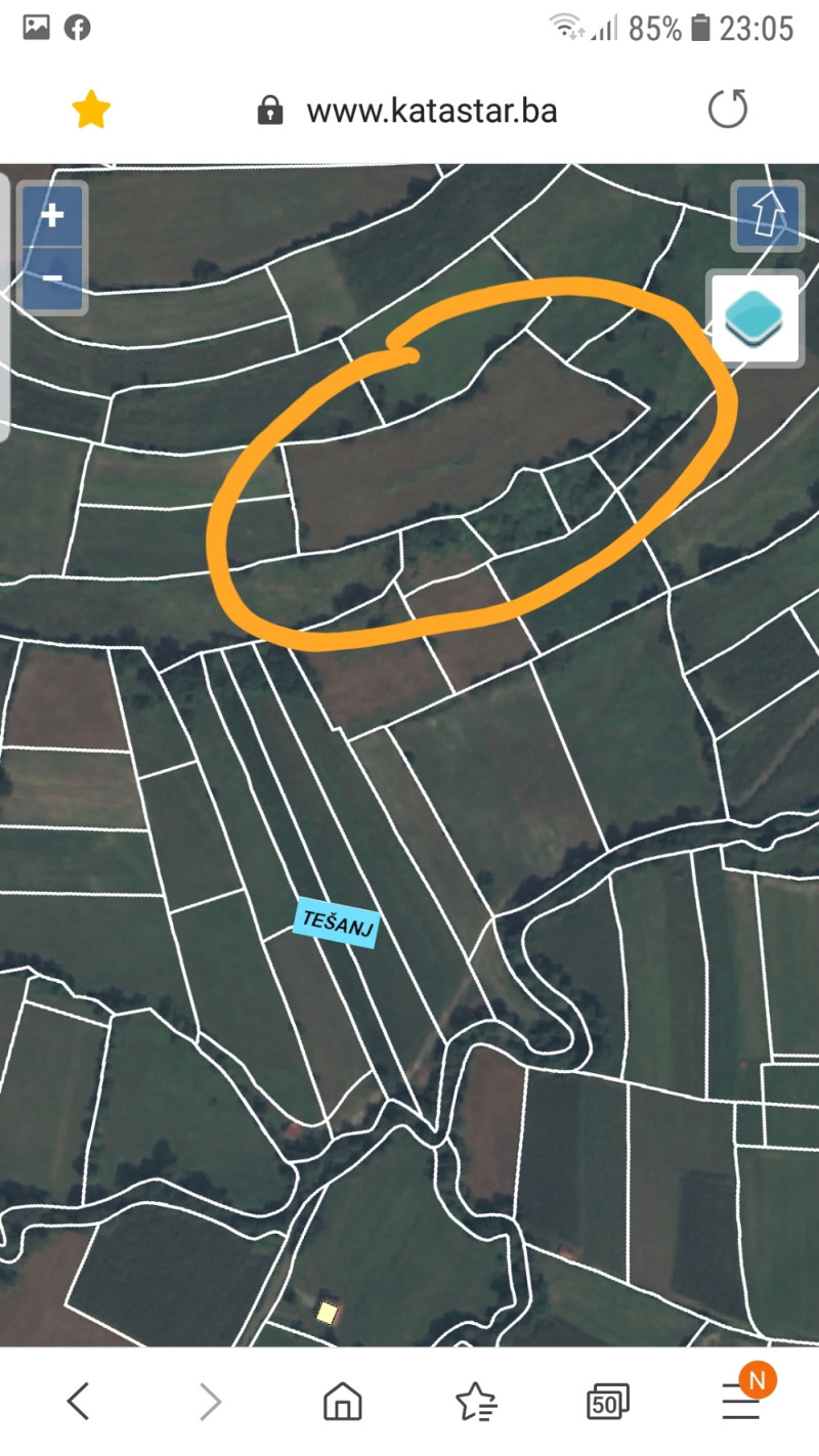 Zemlja zemljište tesanj 9 duluma planje opcina tesanj 3