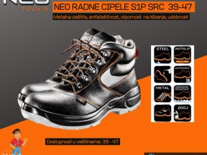 NEO Radne cipele 82-020, duboke, 39-47