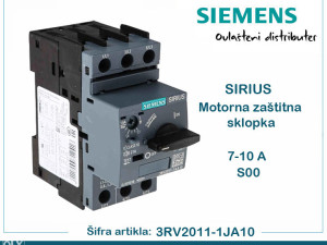 Motorna zaštitna sklopka 7-10A S00 3RV2011-1JA10