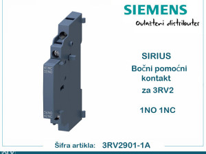 SIEMENS bočni pomoćni kontakt 1NO 1NC 3RV2901-1A