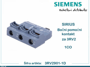 SIEMENS čeoni pomoćni kontakt 1CO 3RV2901-1D