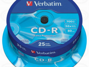 CD-R 25/1 Verbatim 700mb,52x
