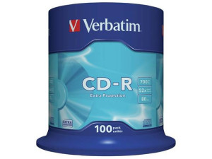 CD-R 100/1 Verbatim 700mb,52x