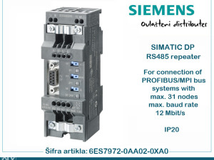 SIEMENS SIMATIC DP RS485 repeater 6ES7972-0AA02-0XA0