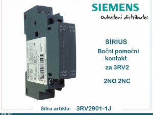 SIEMENS bočni pomoćni kontakt 2NO 2NC 3RV2901-1J