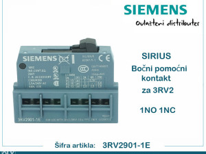 SIEMENS čeoni pomoćni kontakt 1NO 1NC 3RV2901-1E