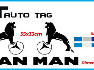 Stikeri i auto naljepnice/naljepnica za kamion MAN