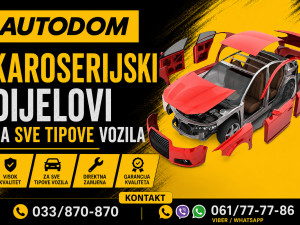 STOPKE FAROVI HAUBE BLATOBRANI SVI KAROSERIJSKI DIJELOVI AUTODOM